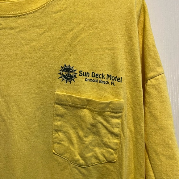 Daytona Beach Florida Bike Week T-Shirt 69th Year Sun Deck Motel Ormond Beach FL - Picture 3 of 9